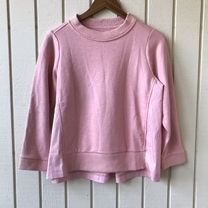 Lou & Grey Blush Crew Neck Pullover Sweatshirt